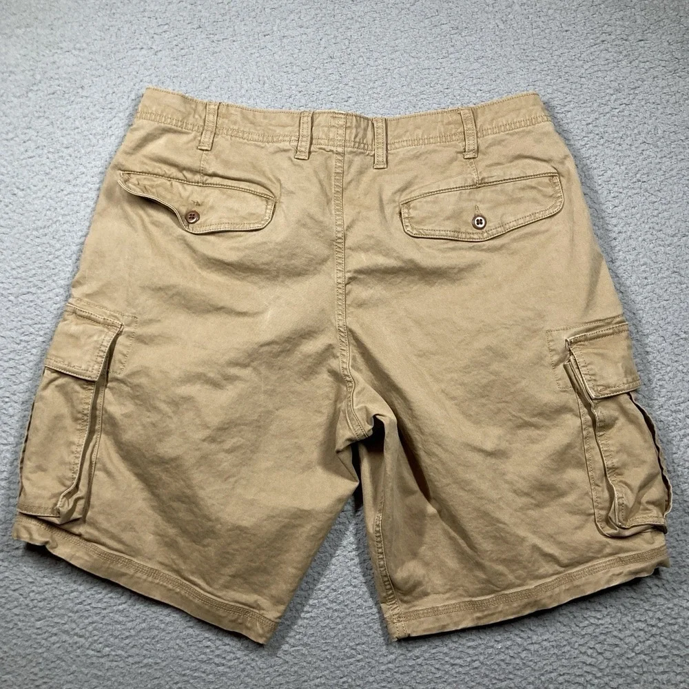 Gap Cargo Shorts Mens 36 Khaki 10 in Inseam Gorpcore Utility Hiking Outdoors
